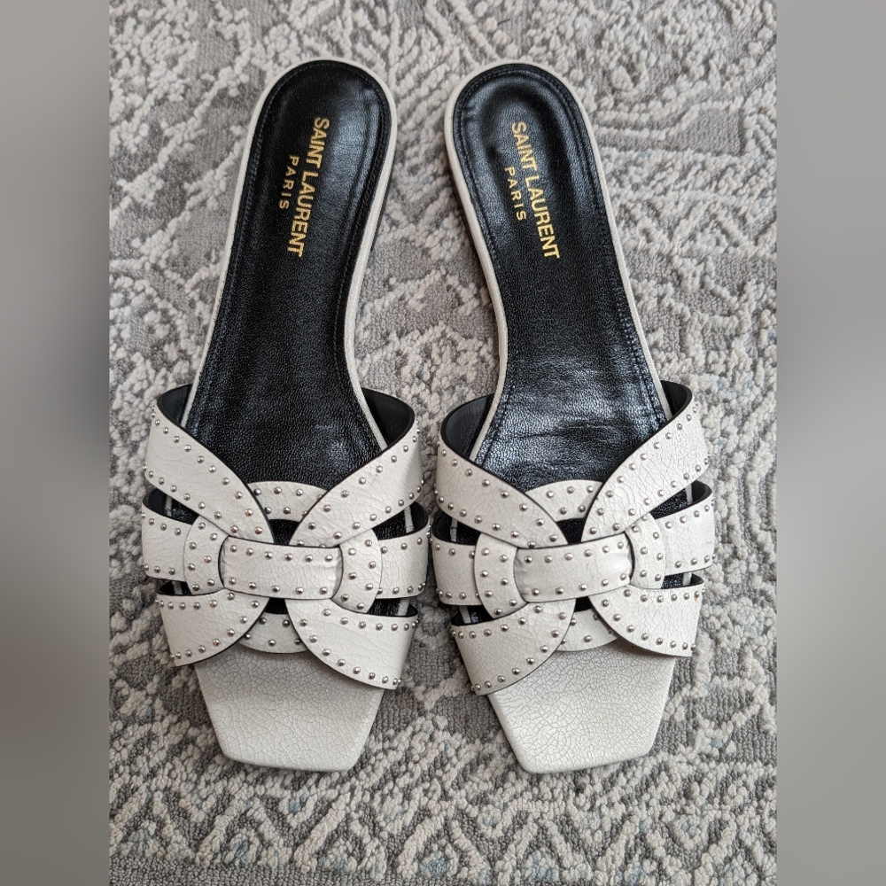 Saint Laurent Studs Tribute sandals